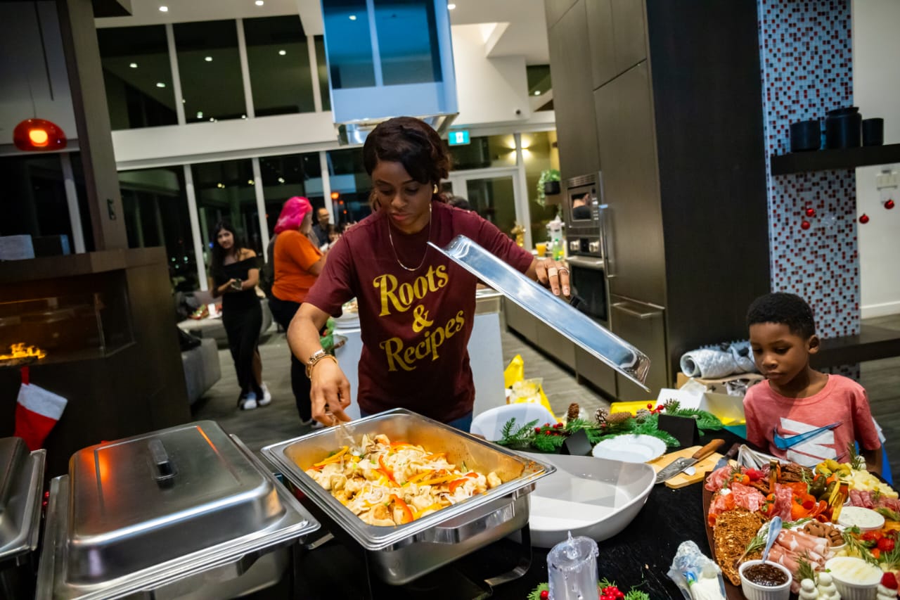 Behind the scenes at our latest wedding catering event